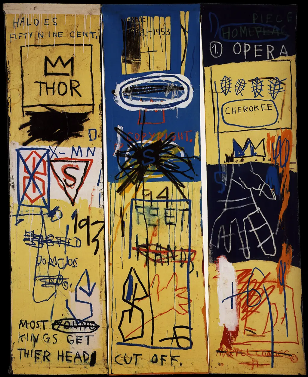 Charles the First in Detail Jean-Michel Basquiat